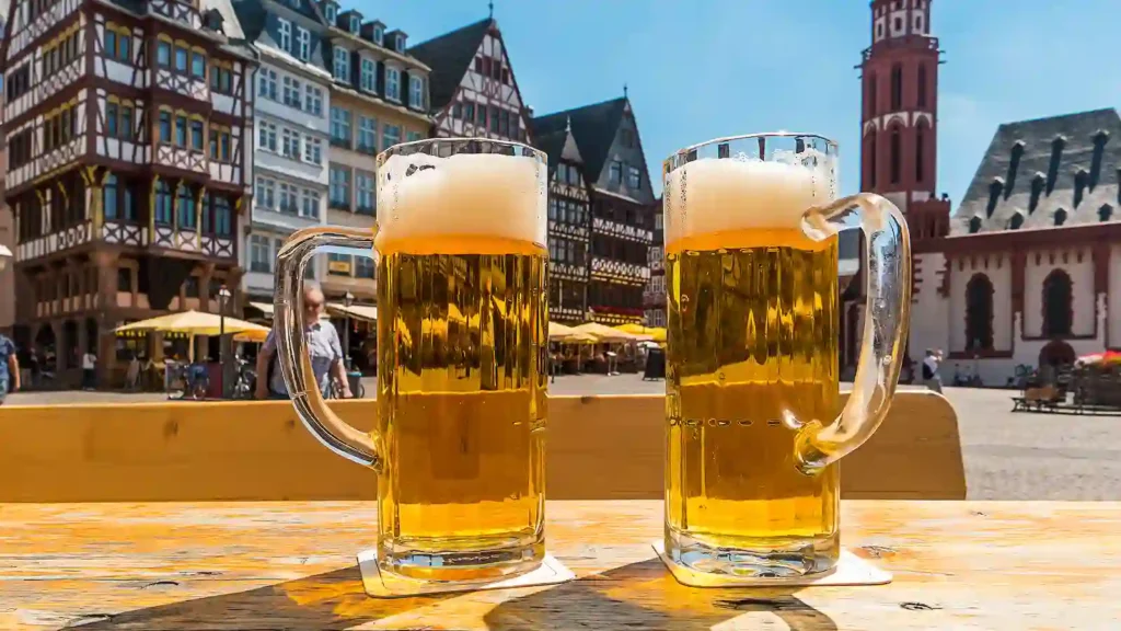 2 vasos de cerveza clásica