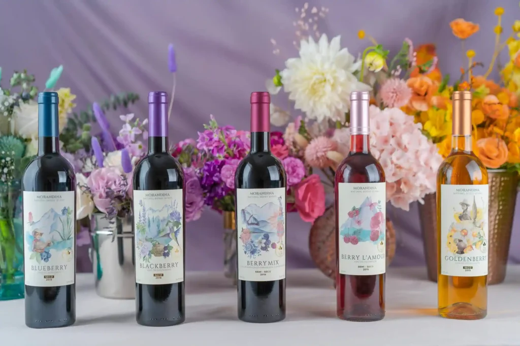 Vino de moras andinas