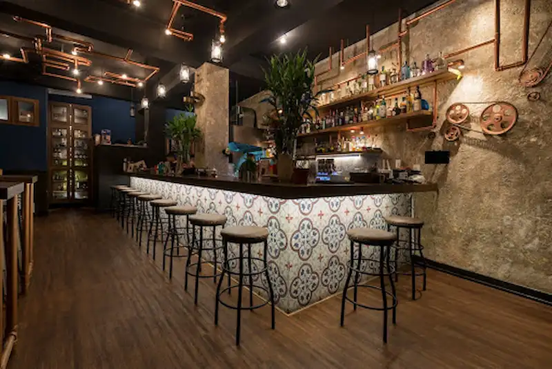 Foto del local del infusionista sin personas dentro
